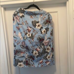Floral Blue Skirt
